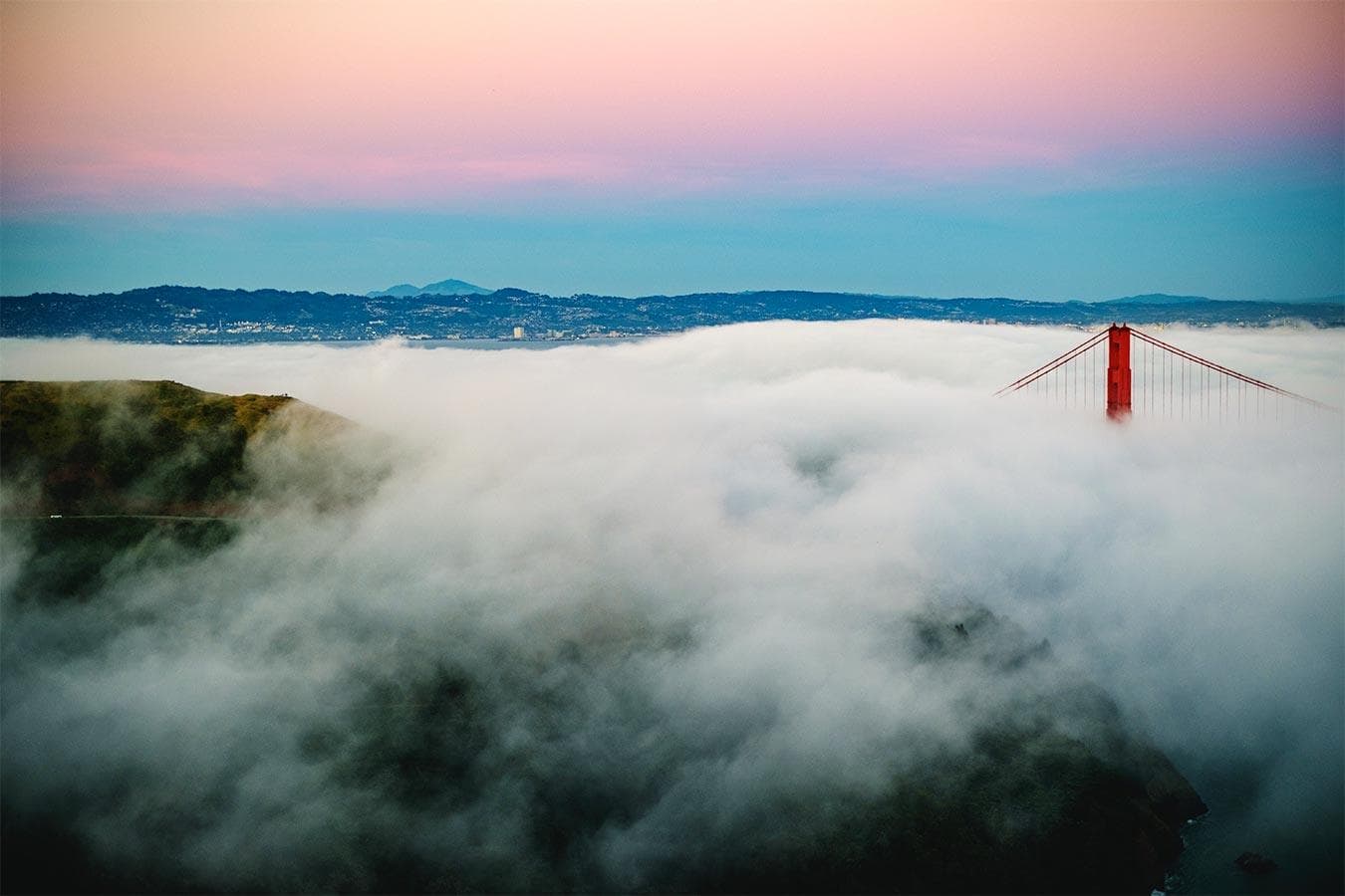 Marin Headlands Golden Gate Bridge Background